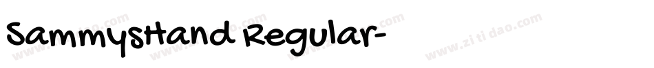 SammysHand Regular字体转换